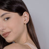 Pair of 925 Sterling Silver Gold PVD 3 Flower Ear Climber Minimal Earrings - Pierced Universe