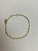 Stainless Steel Gold PVD Dainty Link Chain Bracelet