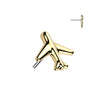 Titanium Large Minimal Airplane Threadless Top