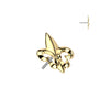 Titanium Fleur De Lis Threadless Top