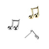 Titanium Music Note Threadless Top