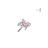 Titanium Marquise CZ Gem Cluster Threadless Top