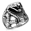 Stainless Steel Fierce Cobra Wide Cast Ring