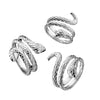 stainless steel snake ring