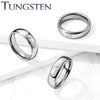 Tungsten CZ Dome Ring