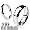 Stainless Steel Simple Rounded Band Ring