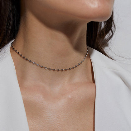 Stainless Steel Dainty Chain Link Necklace - Pierced Universe