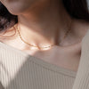 Stainless Steel Gold PVD Dainty Chain Link Necklace - Pierced Universe