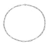 Stainless Steel Thick Paperclip Link Necklace - Pierced Universe