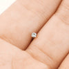 Implant Grade Titanium Corkscrew Nose Ring Stud with Prong White CZ Gem - Pierced Universe