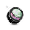 316L Surgical Steel Black PVD Multi-Colour Shell Center Screw On Plugs - Pierced Universe