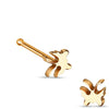 316L Surgical Steel Butterfly Ball End Nose Bone Ring Pin