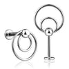 316L Surgical Steel Double Slave Labret Lip Ring