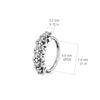 316L Surgical Steel Easy Bend Multi Use Filigree White CZ Hoop - Pierced Universe