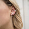 925 Sterling Silver Chain Link Fake Conch Ear Cuff - Pierced Universe