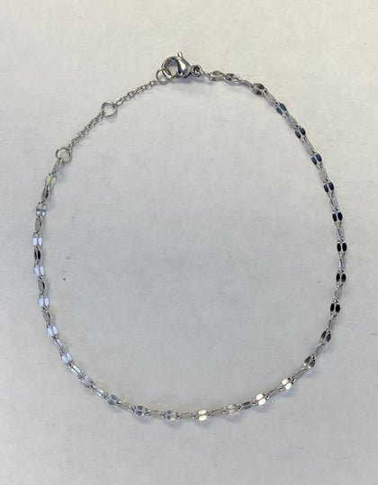 Stainless Steel Dainty Link Chain Anklet