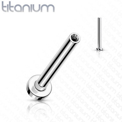 Titanium threadless bar