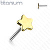 Star Titanium Threadless Top