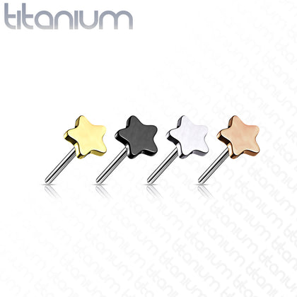 Star Titanium Threadless Top