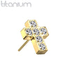 Threadless Titanium Cross