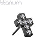 Threadless Titanium Cross