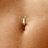 316L Surgical Steel Black PVD Clicker Hoop Belly Ring