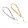 Stainless Steel Gold PVD Cuban Link Anklet - Pierced Universe