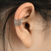 CZ Butterfly Fake Non Piercing Brass Ear Cuff - Pierced Universe