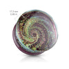 Double Flared Galaxy Swirl Glass Ear Gauges Plugs - Pierced Universe