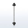 316L Surgical Steel Double Flower Industrial Barbell - Pierced Universe ?id=7573700933