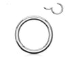 Hinged Easy Clicker CBR Segment Hoop Cartilage Helix Tragus Septum Ring - Pierced Universe