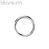 Implant Grade Titanium Multi White Gem Pave CZ Hinged Clicker Hoop - Pierced Universe