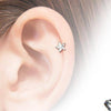 Surgical Steel Pink Star Helix Barbell - Pierced Universe